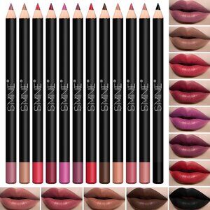 NEW! IS'MINE Matte Lip Liner Set - 12 Assorted Colors